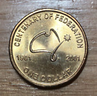 2001 Australia One Dollar Centenary Of Federation FYP4/22