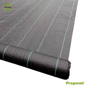 4×16ft Weed Barrier Garden Landscape Fabric Woven Ground Cover 3.2oz - Picture 1 of 10