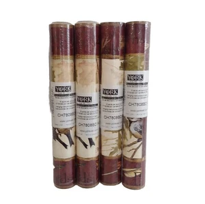 4 York Prepasted Wallpaper Border 5 Yds Chickadee Acorn Leaves CH7908BD R-01 - Picture 1 of 3