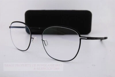 ¡Nuevo ic! Monturas de gafas berlin Vorias negras hechas en Alemania 48 mm Foto 1 de 4