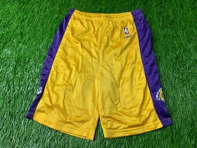 LOS ANGELES LAKERS USA BASKETBALL SHORTS REEBOK ORIGINAL SIZE YOUNG XL (18-20) - Image 1 of 4