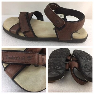 Timberland braune Lederriemen Sandalen Schuh Herren Gr. 13 M mit verstellbaren Riemen - Bild 1 von 12