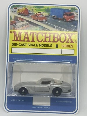Vintage Lesney Matchbox 14 Custom Iso Grifo  Regular Wheels Blister Pack. - Image 1 of 4