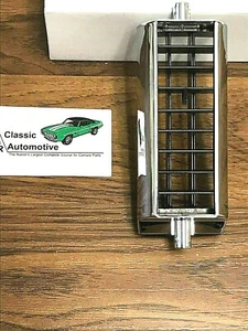 Dash Astro Vent Chrome 1969 Camaro Louver Deflector bezel 69-72 Nova Chevy II - Picture 1 of 6