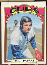 1972 O-Pee-Chee (OPC) #208 : Milt Pappas : Chicago Cubs : Very Good