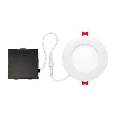Globe Electric Ultra Slim Designer Series 4 pulgadas Kit empotrado LED blanco Foto 1 de 3