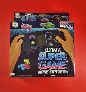 SuperGame 23 in 1 Game On The Go Blockbuilder Battle Race Table Tennis (New) - Picture 1 of 8