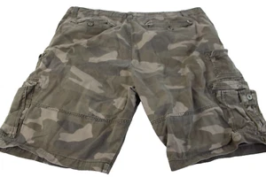 Pantalones cortos cargo IRON CO. para hombre 40W x 10L camuflaje #D220 - Imagen 1 de 3