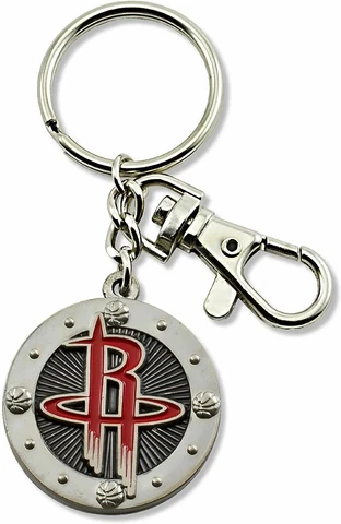 Houston Rockets Keyring Impact Metal Keychain By Aminco Cover