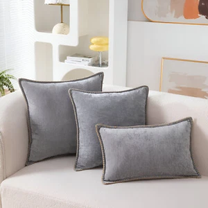2er Set Sofakissen mit Füllung Modell Farm Kissenbezug Dekokissen Couchkissen - Bild 1 von 5