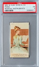 1888 N82 W. Duke Sons & Co. - PIANO - MUSICAL INSTRUMENTS PSA 5 EX