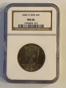 2005 D Kennedy half dollar NGC SMS MS66 - Picture 1 of 2