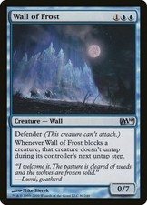 4x Wall of Frost MTG M10 No080 Magic 2010 NM/Unplay English uncommon UC card X4