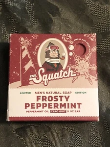 Dr. Squatch Frosty Peppermint Limited Edition Soap Nib Cold Process Natural Oil - Picture 1 of 6