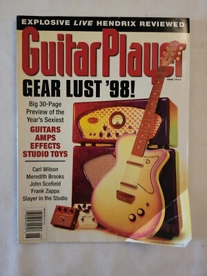 1998 June Guitar Player Gear Lust Carl Wilson Frank Zappa Slayer  (MH204) - Image 1 of 3