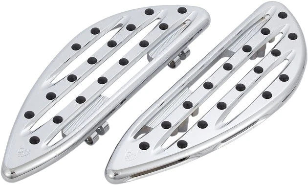 Arlen Ness Deep Cut Floorboards Driver Chrome #06-838 Harley Davidson - Image 1 of 1
