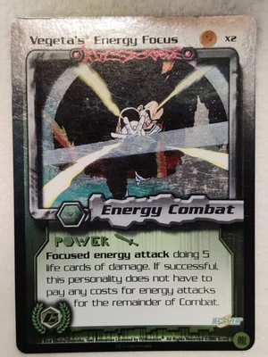 Vegeta's Energy Focus #X2 - Foil DBZ CCG Dragon Ball Z TCG Promo Score - Image 1 of 2