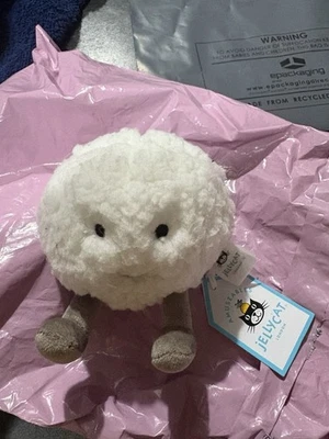 Jellycat I Am  Snowball Sift Plush Toy New Tags Rare Retired - Image 1 of 2