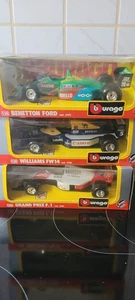 modellautos Formel 1 burago 1:24 benetton ford,williams fw14, grand prix f1 - Bild 1 von 4