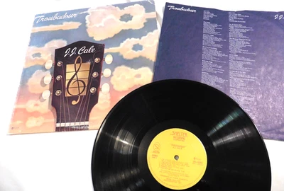 J.J. Cale Troubadour 1976 LP Vinyl Record SRL-52002, Cleaned/Play Tested w/Inner - Image 1 of 4