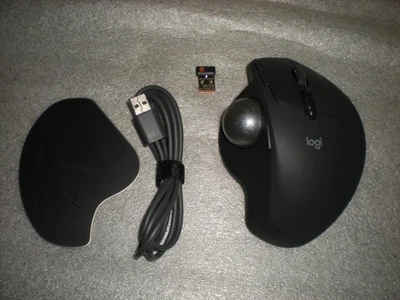 Logitech Logi MX Ergo Wireless Bluetooth Trackball Ergonomic Mouse M-R0065 - Image 1 of 4