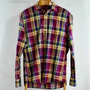 Haupt Germany Herren Hemd Knopfleiste Langarm Mehrfarbig Fashion Fit Größe L - Bild 1 von 8