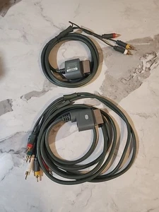Microsoft OEM Component And Composite HD AV Cables For Xbox 360 A/V 2 For 1 - Picture 1 of 4