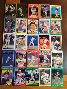 ANDY VAN SLYKE - **Lot of 25 Different (3 Ins.)" - Pirates - (All NRMT-MINT) - Picture 1 of 1