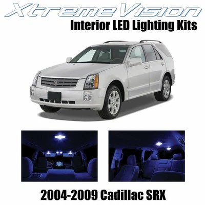 LED interior XtremeVision para Cadillac SRX 2004-2009 (12 PIEZAS) azul Foto 1 de 4