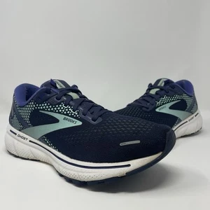 Brooks Ghost 14 US Size 9.5 2A Womens Running Shoes Navy Blue 1203562A446 - Picture 1 of 8