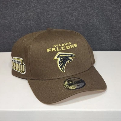 Atlanta Falcons New Era 9forty Ajustable SnapBack Sombrero Super Bowl XXXIII Parche Foto 1 de 4