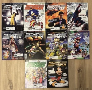 Nintendo Power Magazine Lot Of 10 - Includes All Posters & Inserts! - Imagen 1 de 15