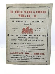 1910 Bristol Wagon & Carriage Works Co - Illustrated Catalogue - Original - Picture 1 of 15