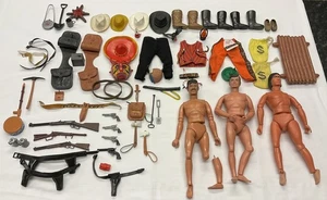 Vintage Marx Gabriel Lone Ranger Figures & Accessories Job Lot - Picture 1 of 9