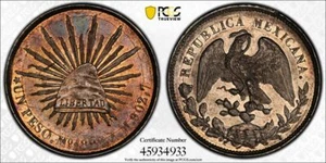 1899 MO AM PCGS MS61 | MEXICO - Silver One Un Peso Coin #41271A - Picture 1 of 3