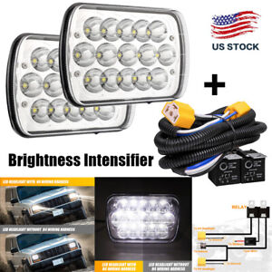 LED Headlights + H4 Brightness Intensifier for Ford E150 E250 Econoline F650 750