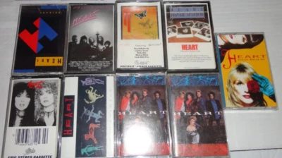 Heart 9 Cassette lot 80s Staple Female Band - Image 1 of 4