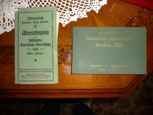 AK u. Übersichtsplan der Jubiläums Gartenbau Ausstellung Dresden 1926 - Bild 1 von 15