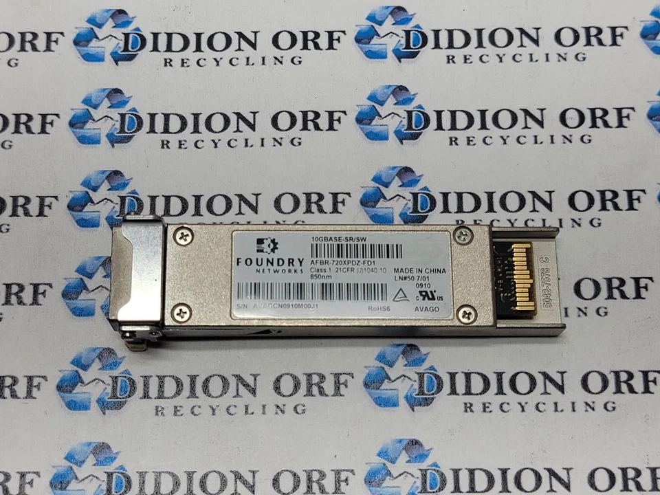 Foundry 10GBase Transceiver AFBR-720XPDZ-FD1 SKU 9220 - Image 1 of 1