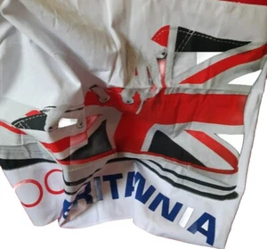 Union Jack Britannia Tea Towel Patriotic Flag Olympics Team Gb Gift - Picture 1 of 8
