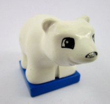 LEGO Duplo Bear Baby Cub on Blue Base Ref 2334c02pb03 Set 4962 9160 2666 5485