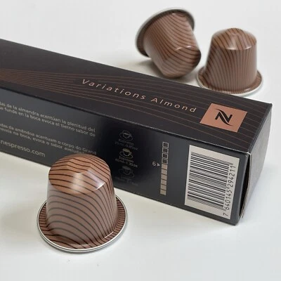 Nespresso ALMOND Capsules Coffee Espresso ORIGINAL OL Pod before Amaretti & Cake - Image 1 of 4