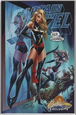 CAPTAIN MARVEL 1 B CAMPBELL NEW SUIT SIGNED COA CYCLOPS IN HAND AVENGERS 2018