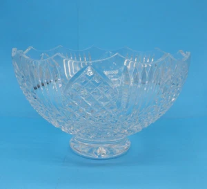 Waterford Crystal Master Cutter 9.75" Footed Bowl 6" Tall Mint - Picture 1 of 4
