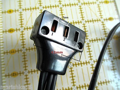 KENMORE cl.158. older models Sewing Machines Double Lead Power Cord 3 Prongs - Image 1 of 3