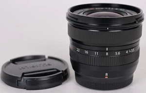 EX+++ Fuji Fujifilm Super EBC XF 8mm f3.5 R WR Prime Ultra Wide Angle Warranty - Picture 1 of 8