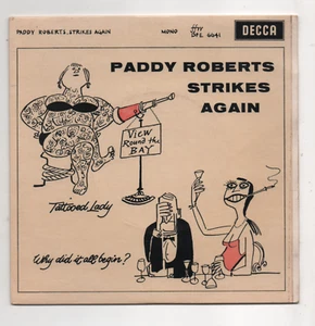 PADDY ROBERTS - PADDY ROBERTS STRIKES AGAIN. (UK, 1960, EP, DECCA, DFE.6641) - Picture 1 of 3
