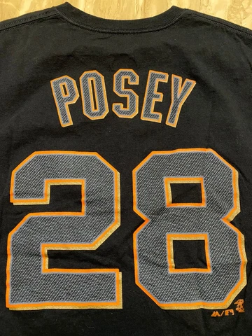 Buster Posey San Francisco Giants VINTAGE Majestic MLB Shirt Cover
