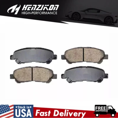 FITS 2008-2010 2011 2012 2013 2014 TOYOTA HIGHLANDER REAR CERAMIC BRAKE PADS NEW - Image 1 of 4