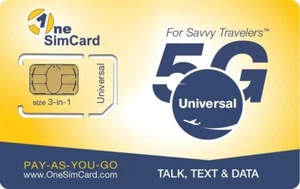 Stay Connected with 3-in-1 Universal SIM - Free Incoming Calls in 160+ Countries - Picture 1 of 4